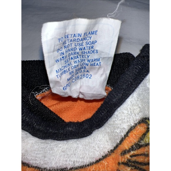 Vintage 90s 1st Halloween Playskool Baby Jammies Newborn Sleeper Snaps Paper Tag - Picture 7 of 8